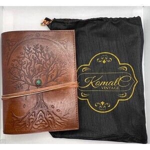 Journal, Notebook, Daily Notepad or Diary by by Komal's Passion Leather. (Bx 5)
